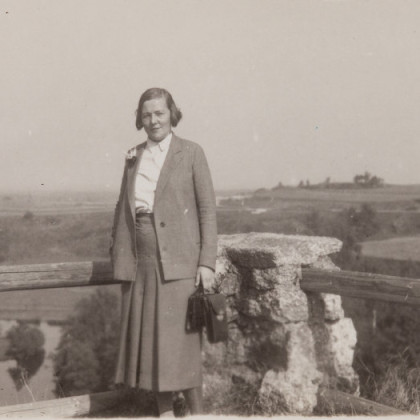 Alwine von Duberg in Falkenberg, 1933