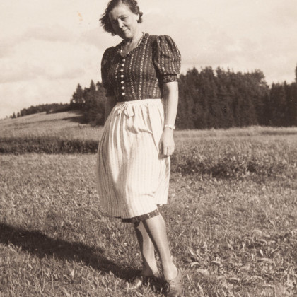 Alla von Duberg in Falkenberg, 1940